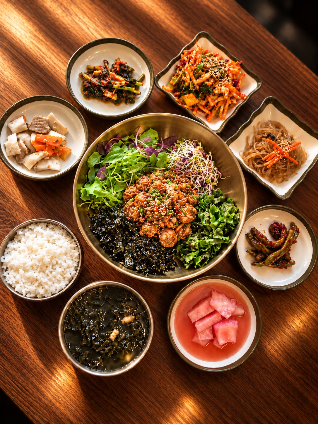 꼬막비빔밥 한상
