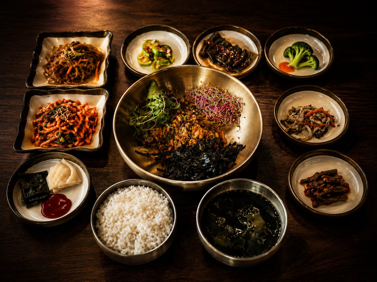 꼬막비빔밥 한상