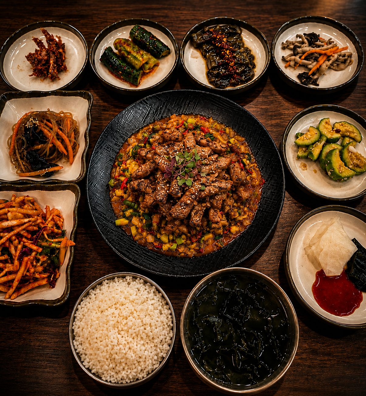 벌교한상 신메뉴 남도강된장 한상